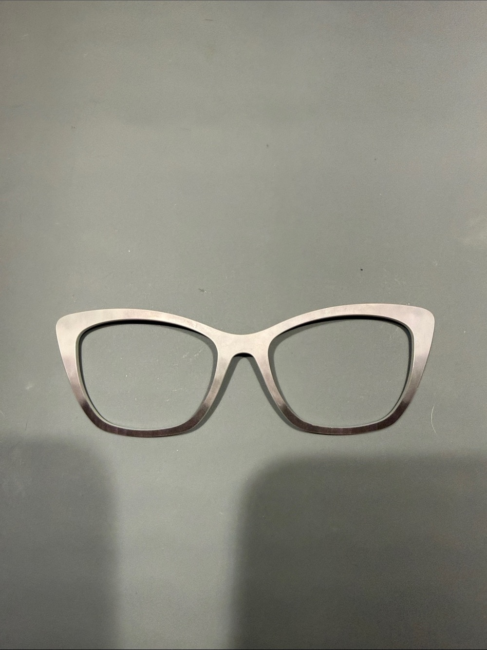 Pair Eyewear Cat-Eye Frame Eyeglass Front in Gray